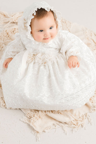 Vestido de bautizo para niña G053