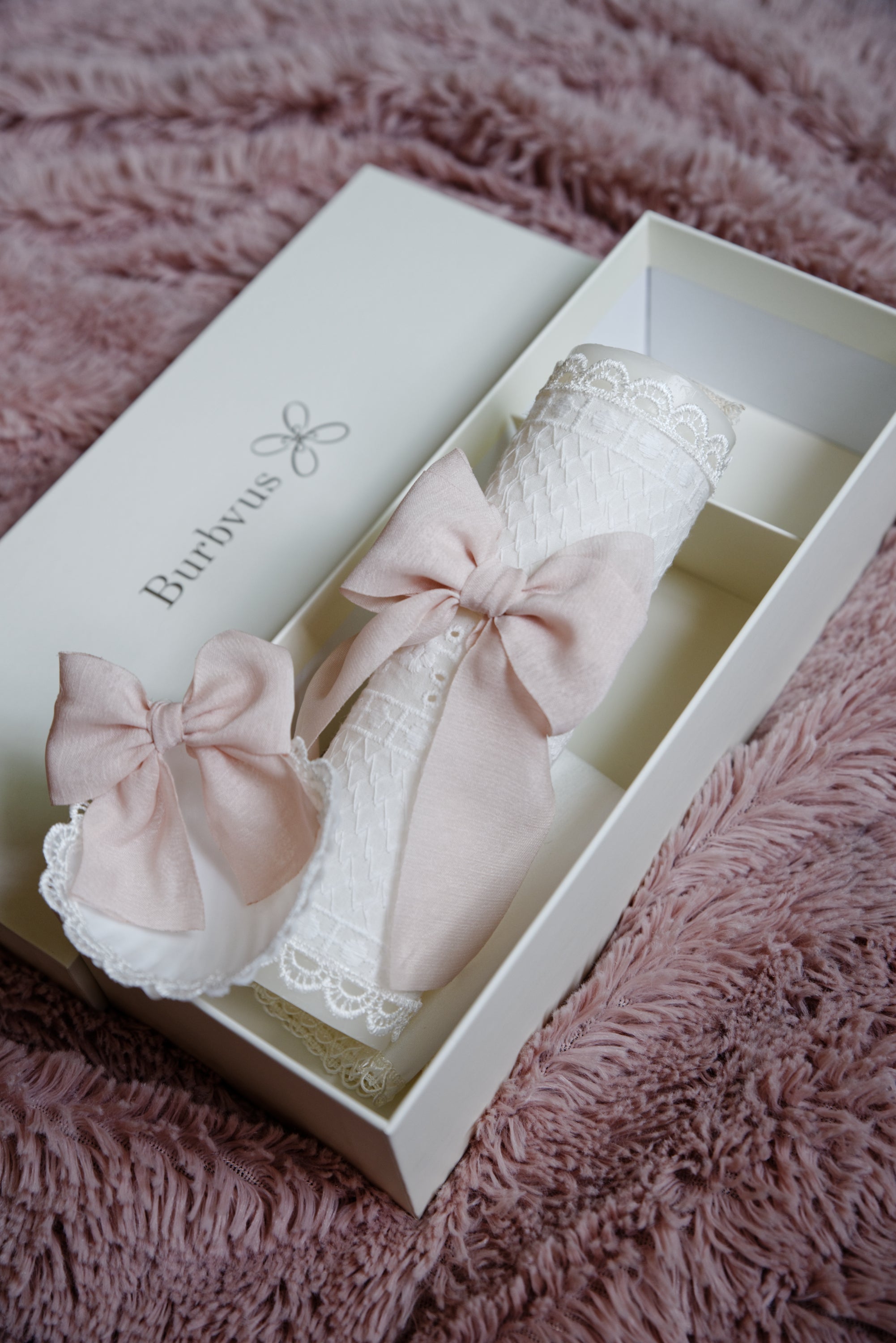 Candle set, kit de bautizo para niña