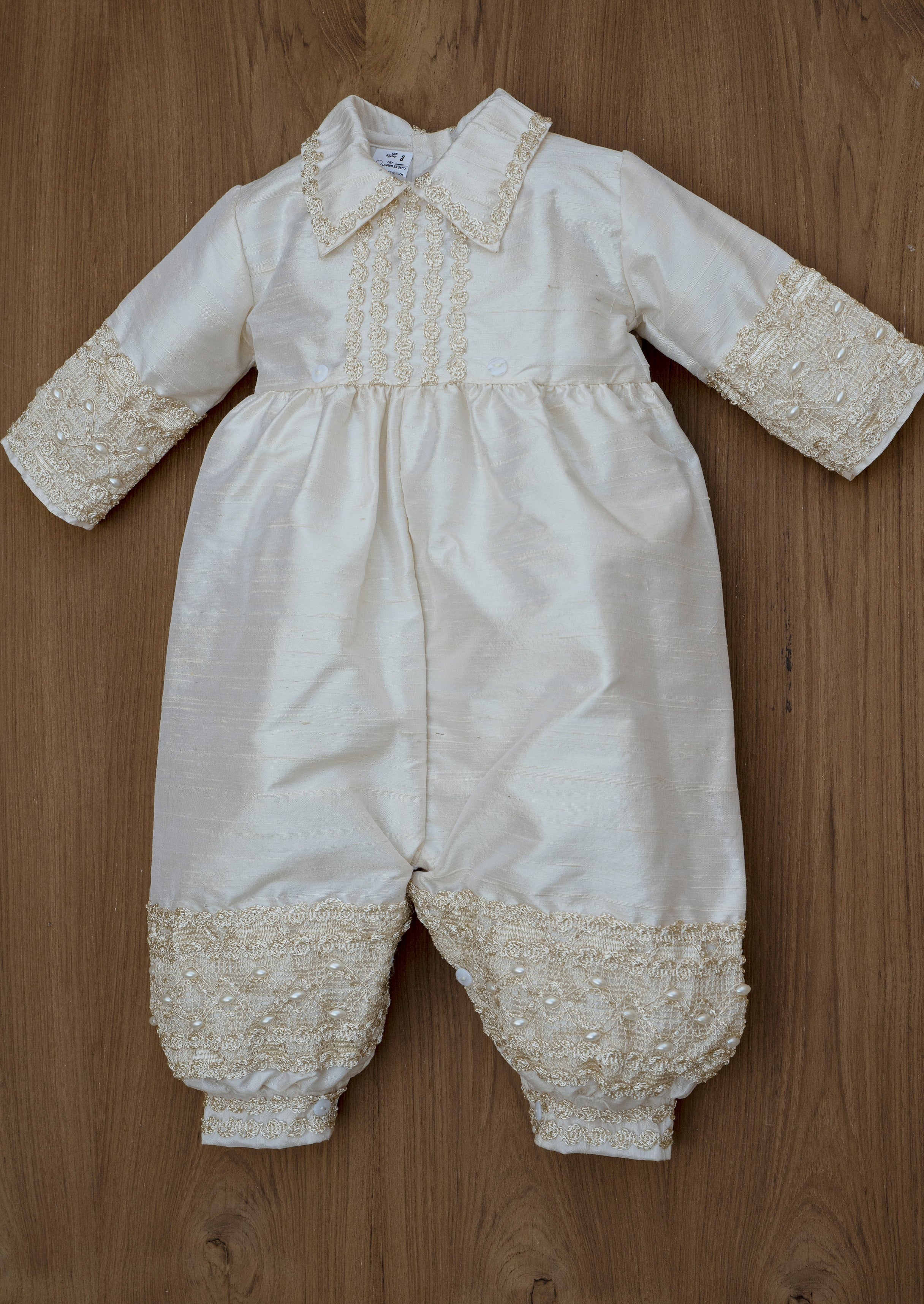 trajecito para bautizo de niño Burbvus B026