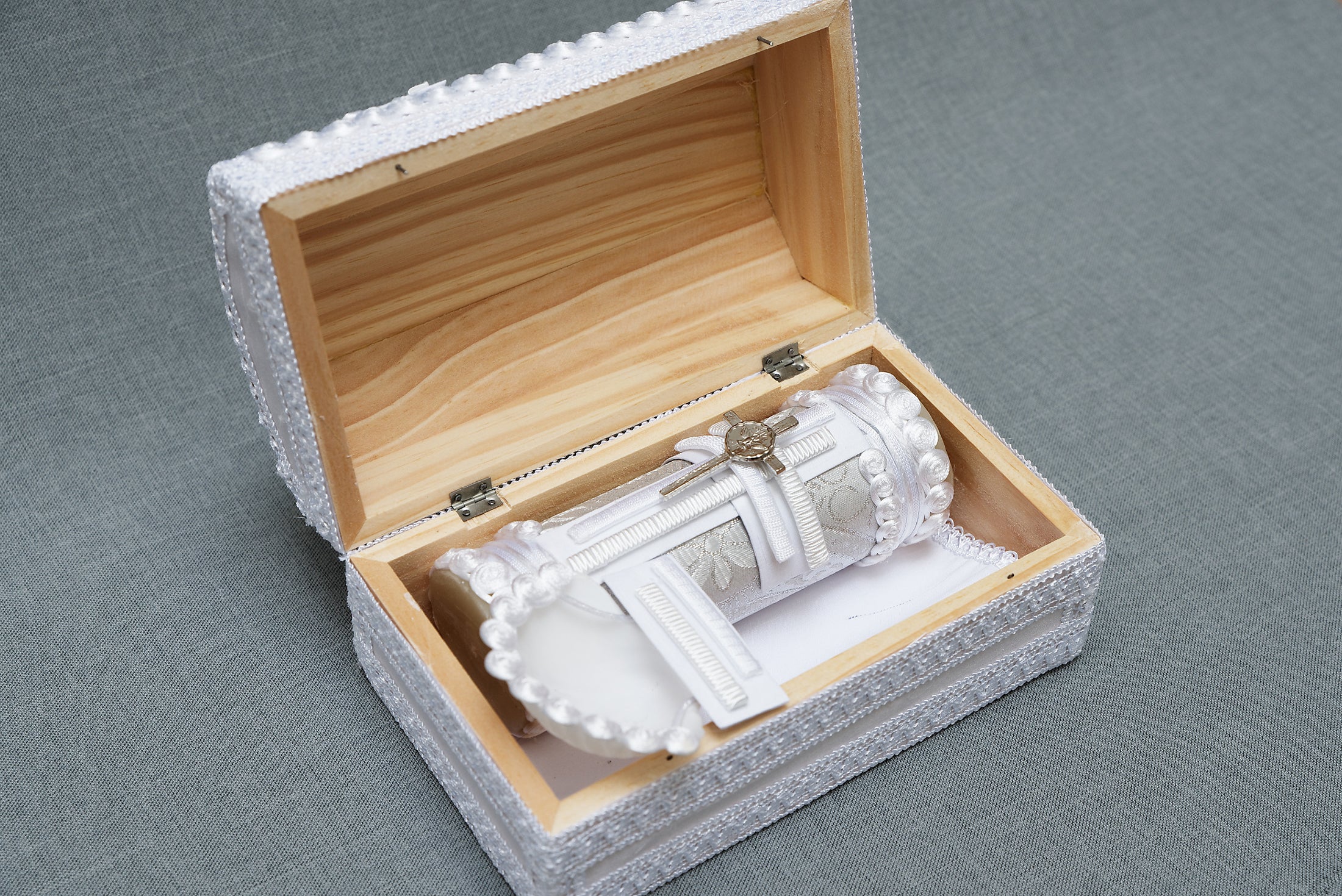 Set de Vela # 19 con Cofre Madera