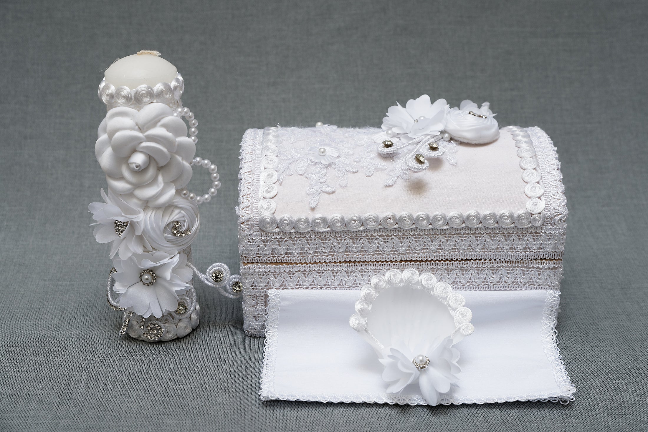 Set de Vela # 18 con Cofre Madera