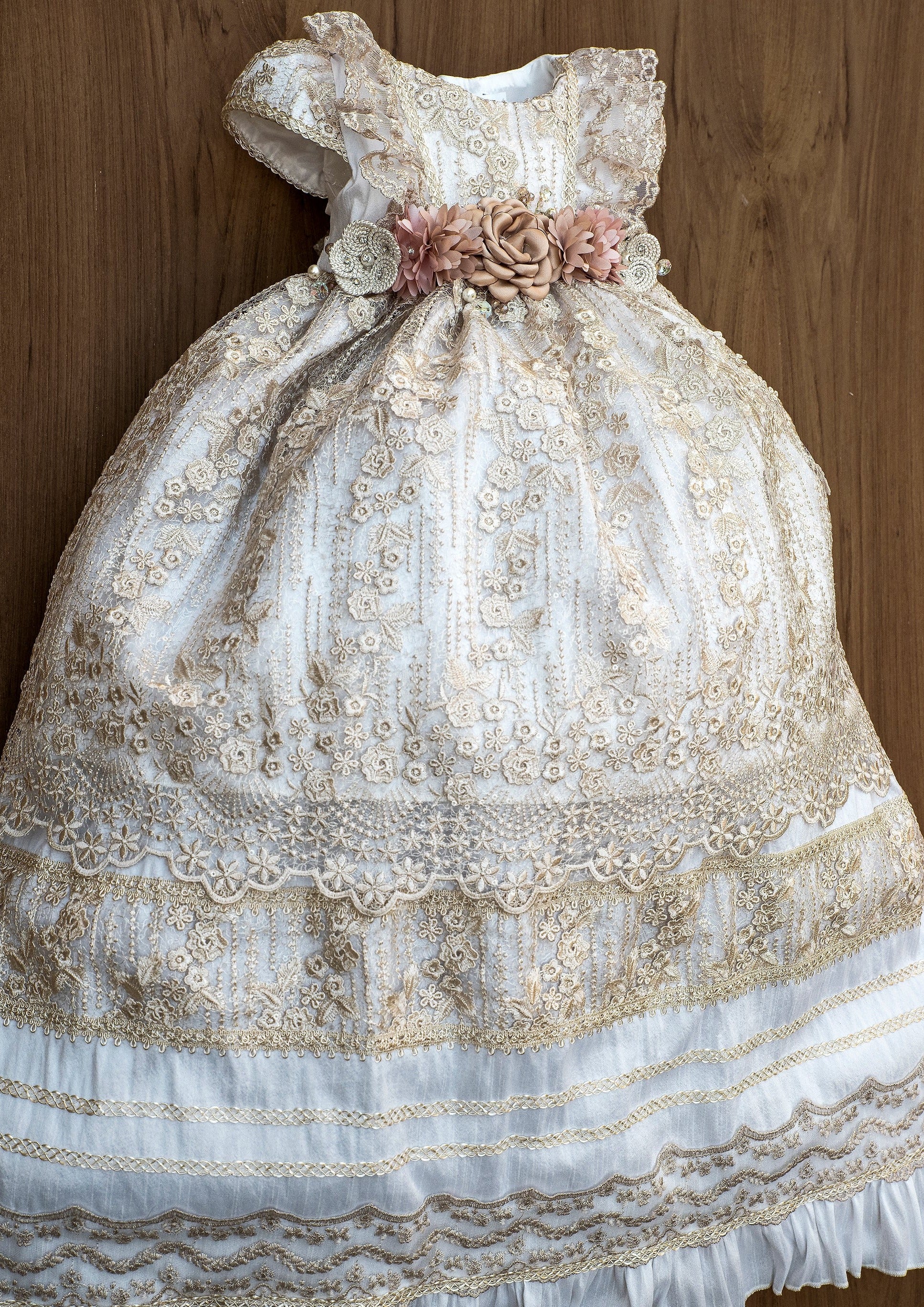 Vestido para bautismo burbvus G029 ropones