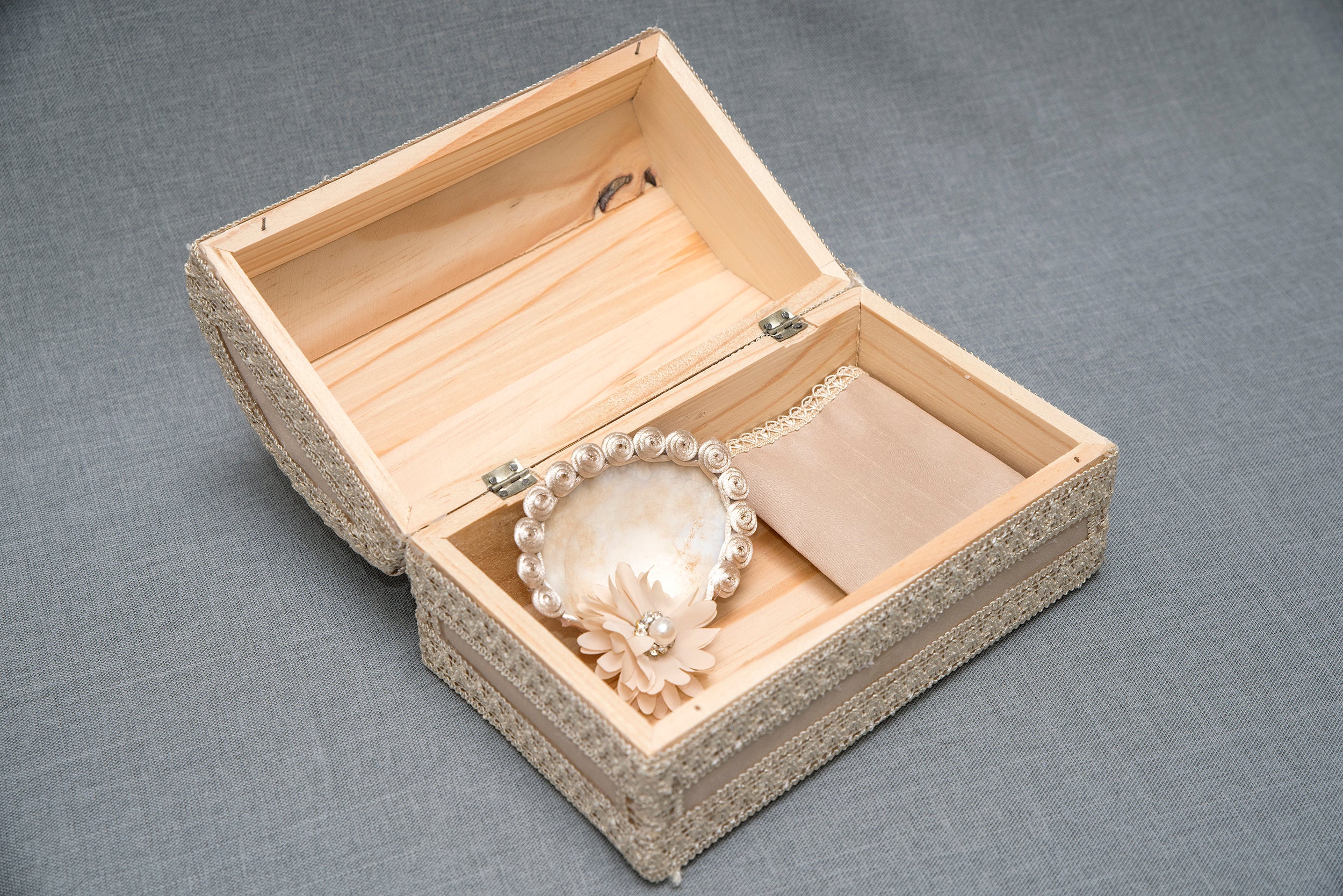 Set de Vela # 18 con Cofre Madera