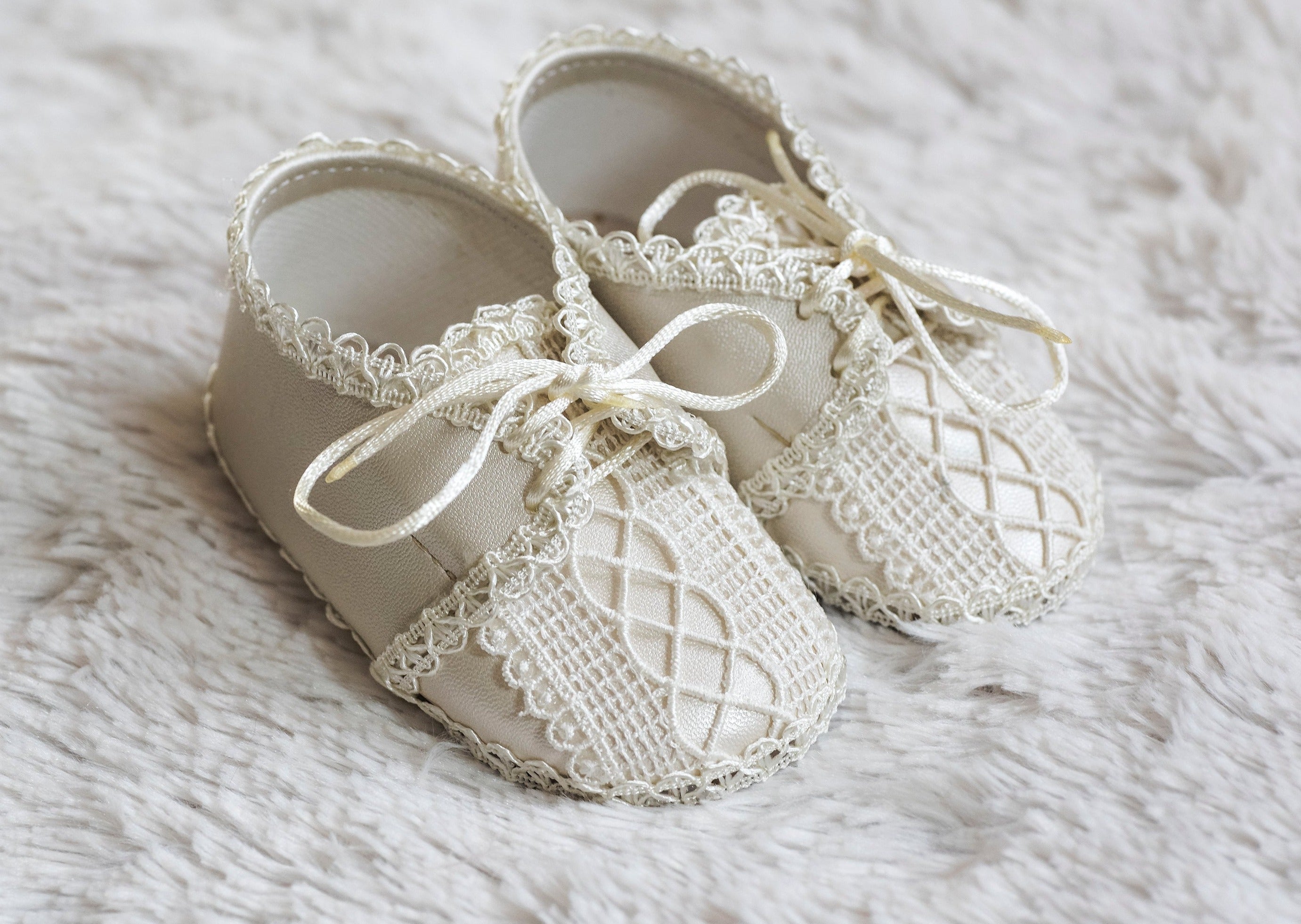 Zapatitos para bautismo bebe niño B020 Burbvus