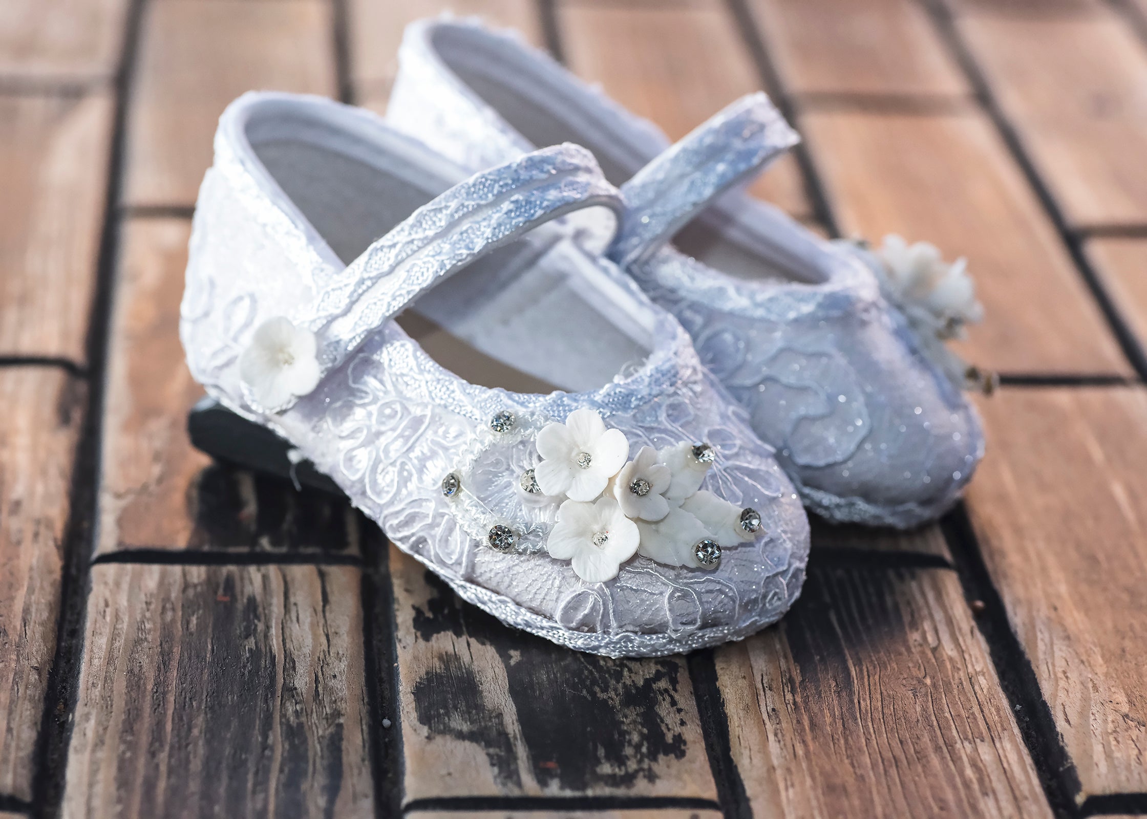 Zapatitos para niña G025 Burbvus Hechos a mano