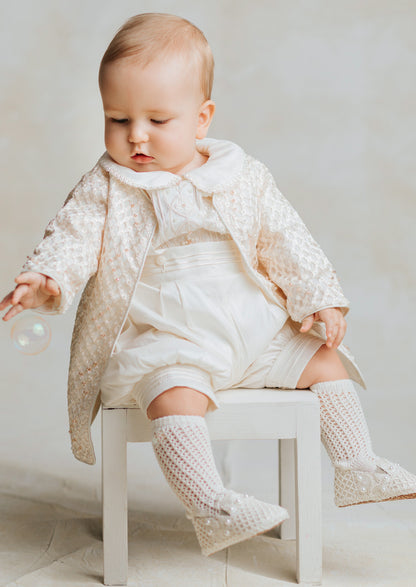Traje de Bautismo para niño Modelo B028 Burbvus
