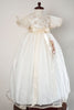 Vestido de bautizo para niña color marfil