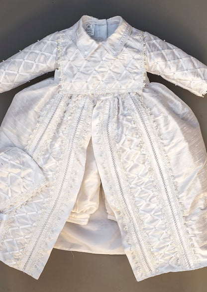  ropon para bautizo B001 blanco burbvus