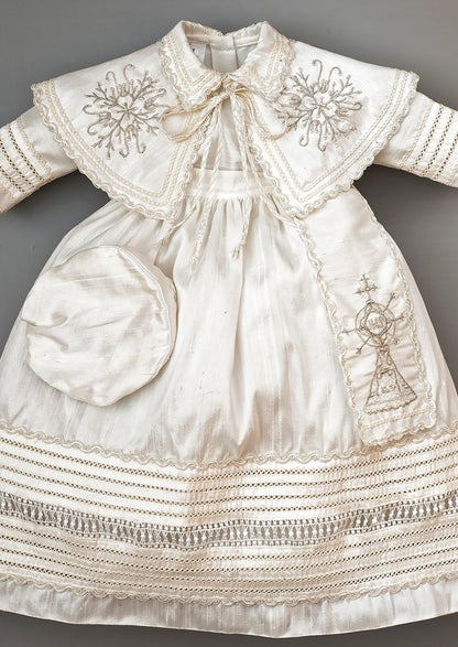 Ropon B007 para bautizo hecho a mano