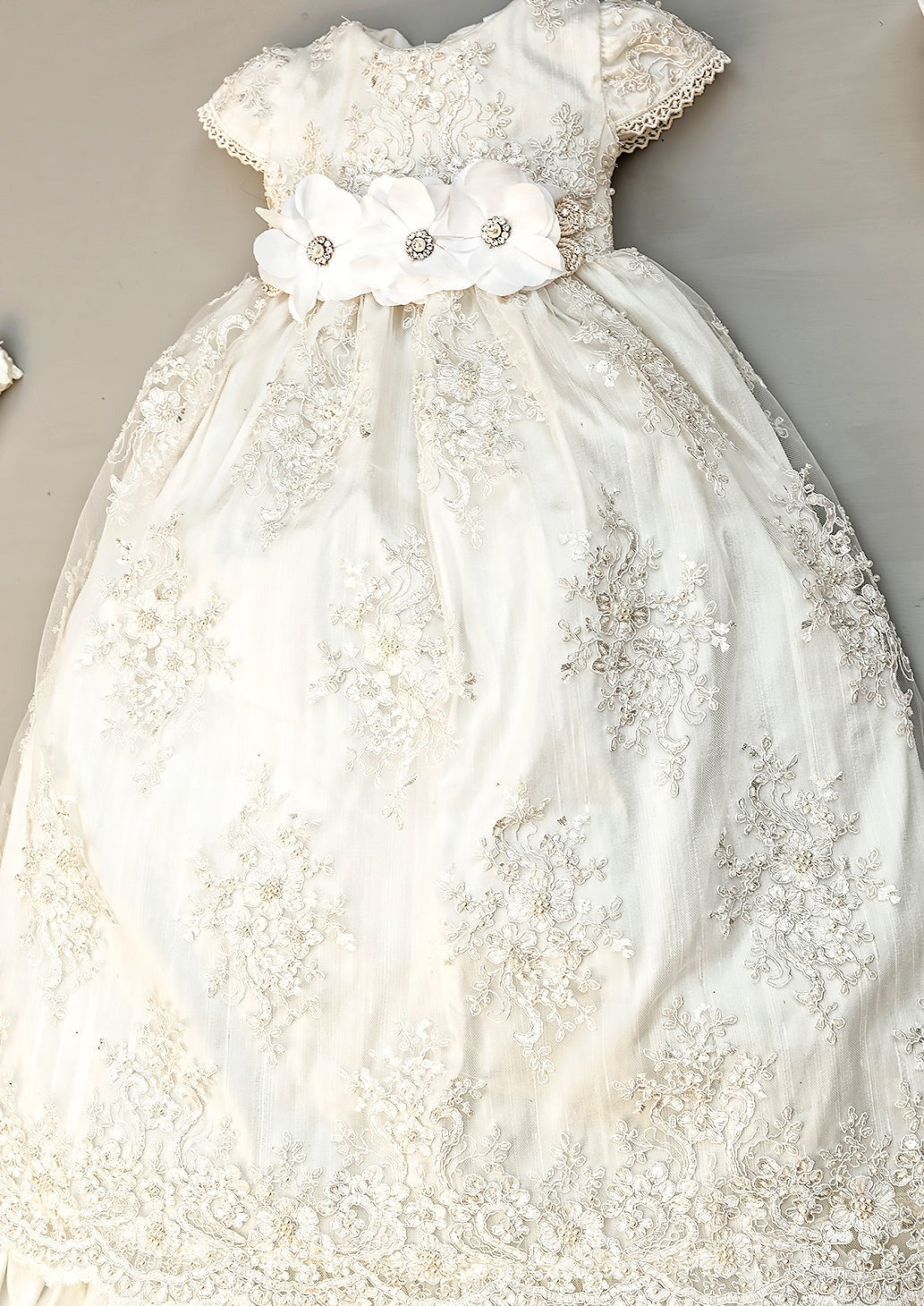 Ropon para bautizo de niña G009 Burbvus