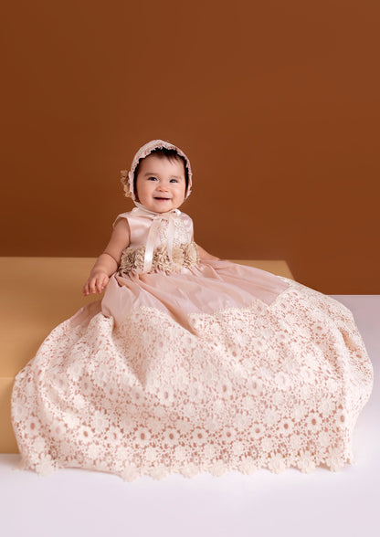 Vestido desmontable para niña especial para bautizos y ceremonias Burbvus G015