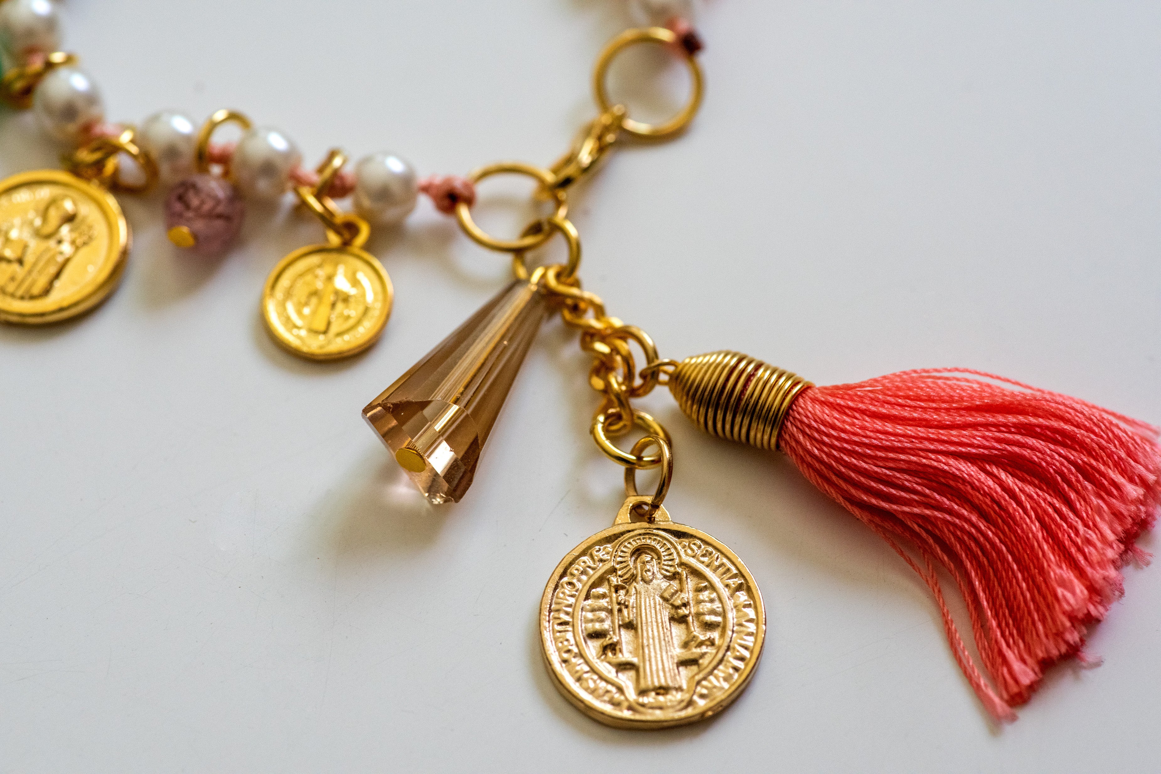 recuerdito para fiestas pulsera san benito