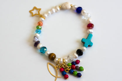 Pulsera - Brazalete # 2 / Recuerdo Bautismo (Paquete con 10 o 50)