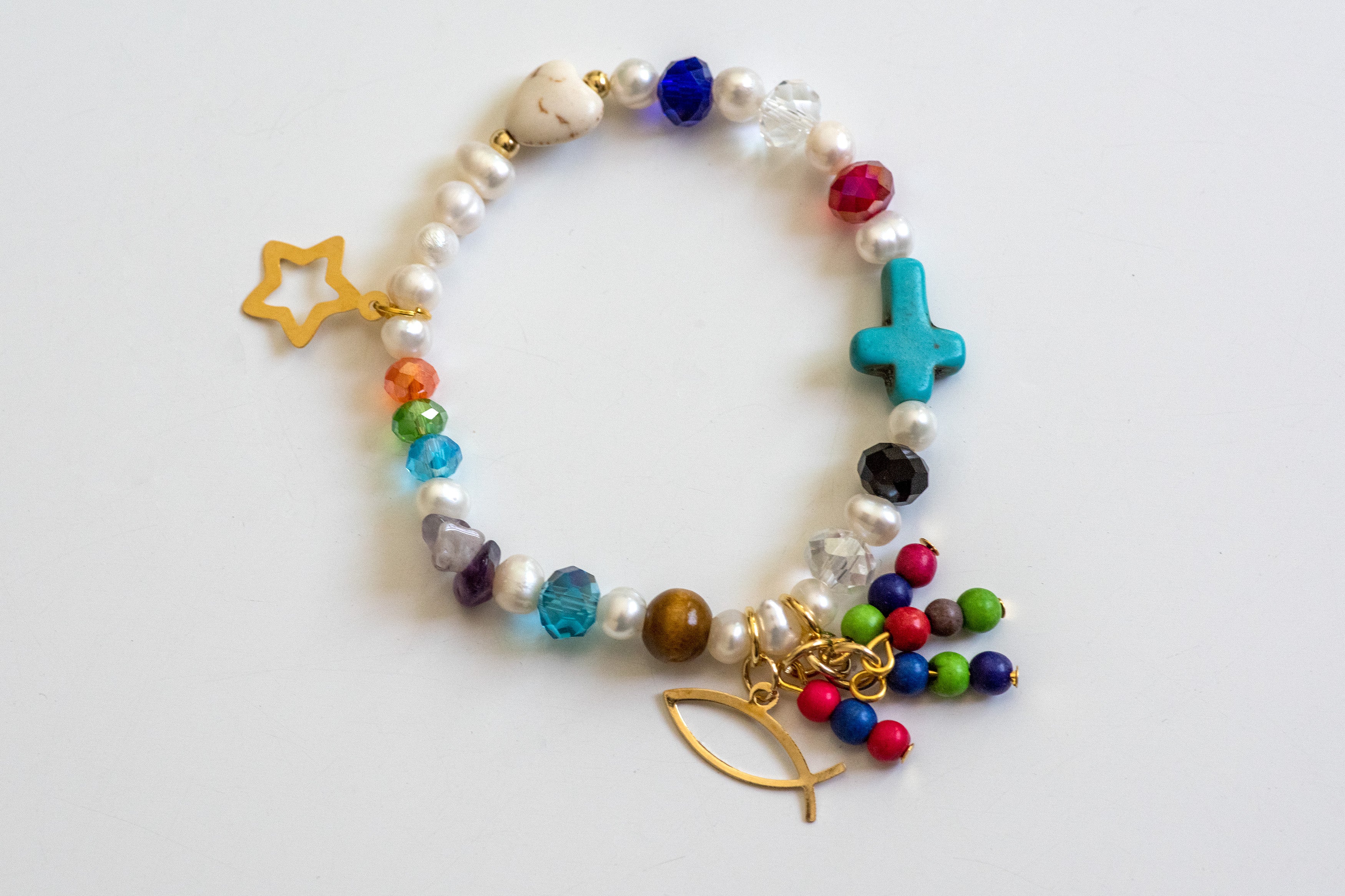 Pulsera - Brazalete # 2 / Recuerdo Bautismo (Paquete con 10 o 50)