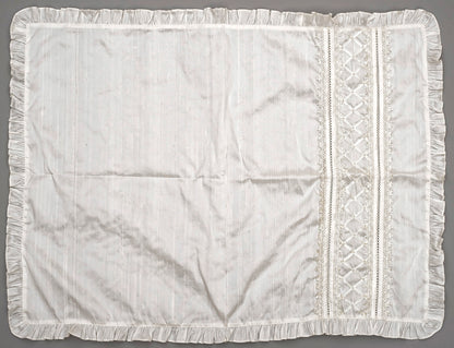 Sabanita blanca para bautizo