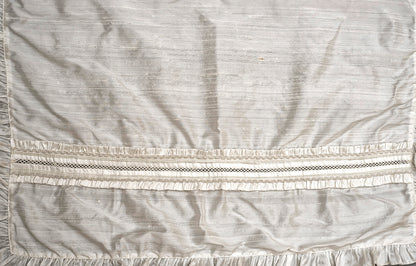 frazada color marfil para bautizo